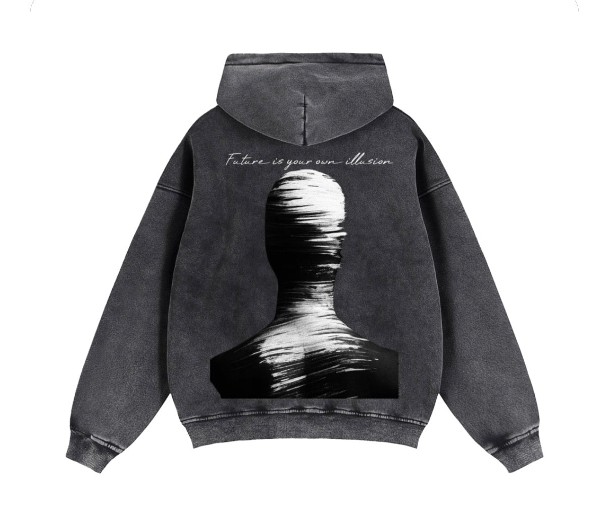 Zip-Through Boxy Fleece Hoodie